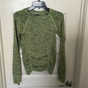 Athleta Fastest Track Space Dye Long Sleeve Top